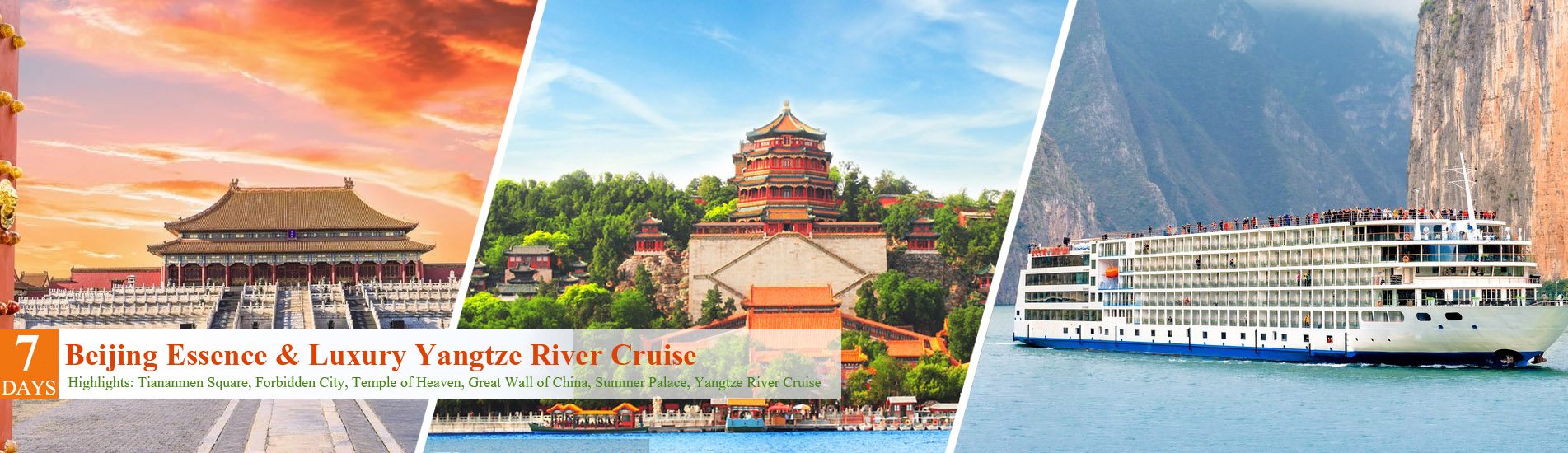 7 Days Beijing Essence & Luxury Yangtze River Cruise