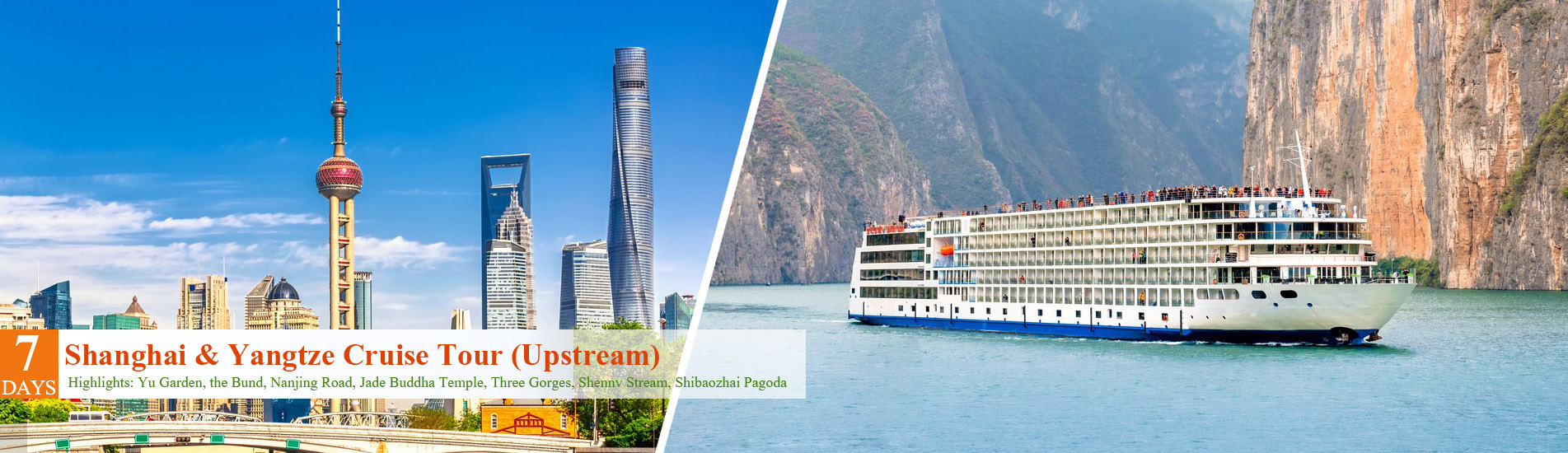7 Days Shanghai & Yangtze Cruise Tour