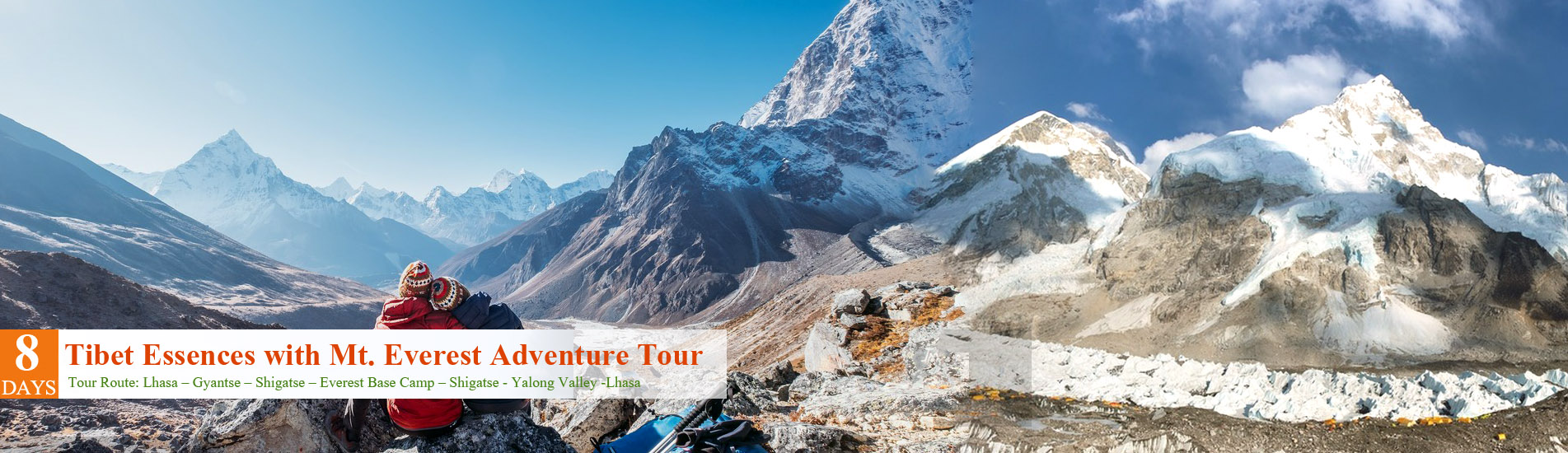 8 Days Tibet Essences with Mt. Everest Adventure Tour