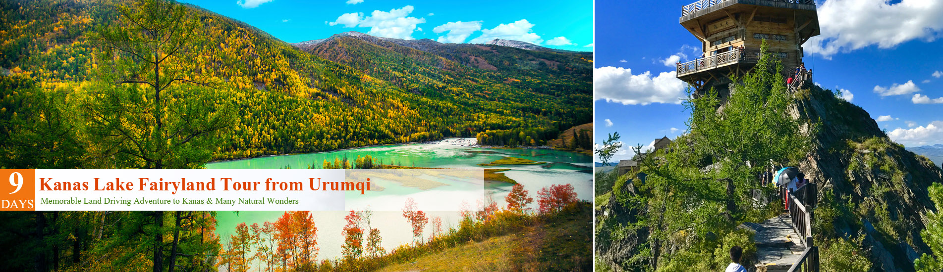 9 Days Kanas Lake Fairyland Tour from Urumqi