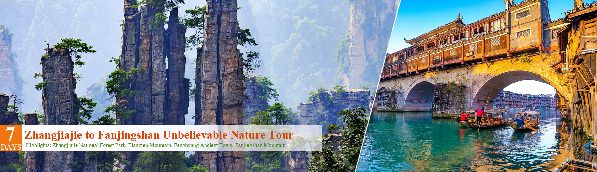 7 Days Zhangjiajie to Fanjingshan Unbelievable Nature Tour