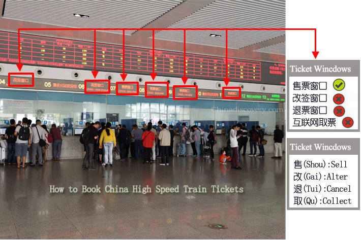 Ticket Counters at Train Station